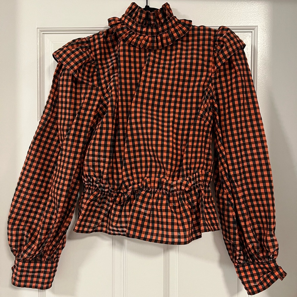 Ganni Open Back Top